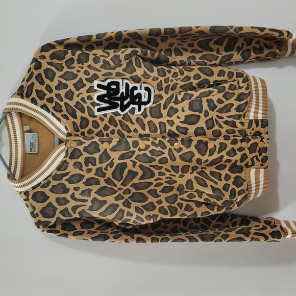 Wesc Jackets & Blazers - Wesc  Women's Brown Leopard Print Jacket Size Ex Small NWOT